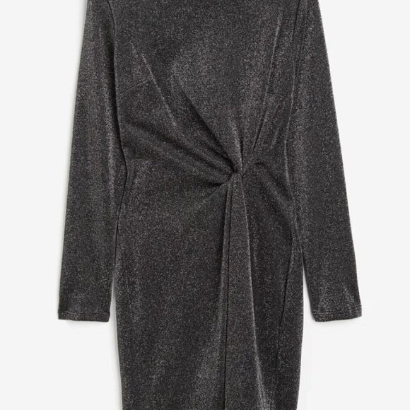 Knot-detail Jersey Dress Size S - Picture 3 of 4